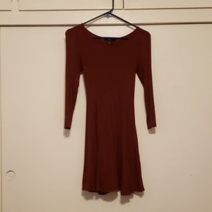 Forever 21 Burgundy Dress